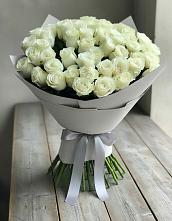 Букет 35 Белых роз в Атамановке