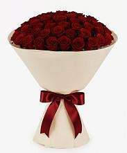 Букет 101 Бордовая роза Блэк Бакарра в Атамановке