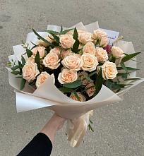 Букет Кремовые розы Латте в Атамановке