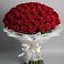 Букет 101 Красная роза Блэк Мэджик в Атамановке