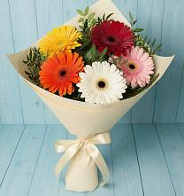 Букет цветов из:  Герберы в Атамановке