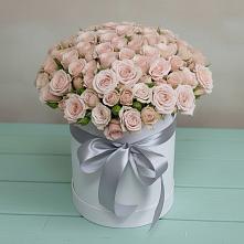 Цветочная композиция из Розы в шляпной коробке #REPLACE_PRED# Атамановке