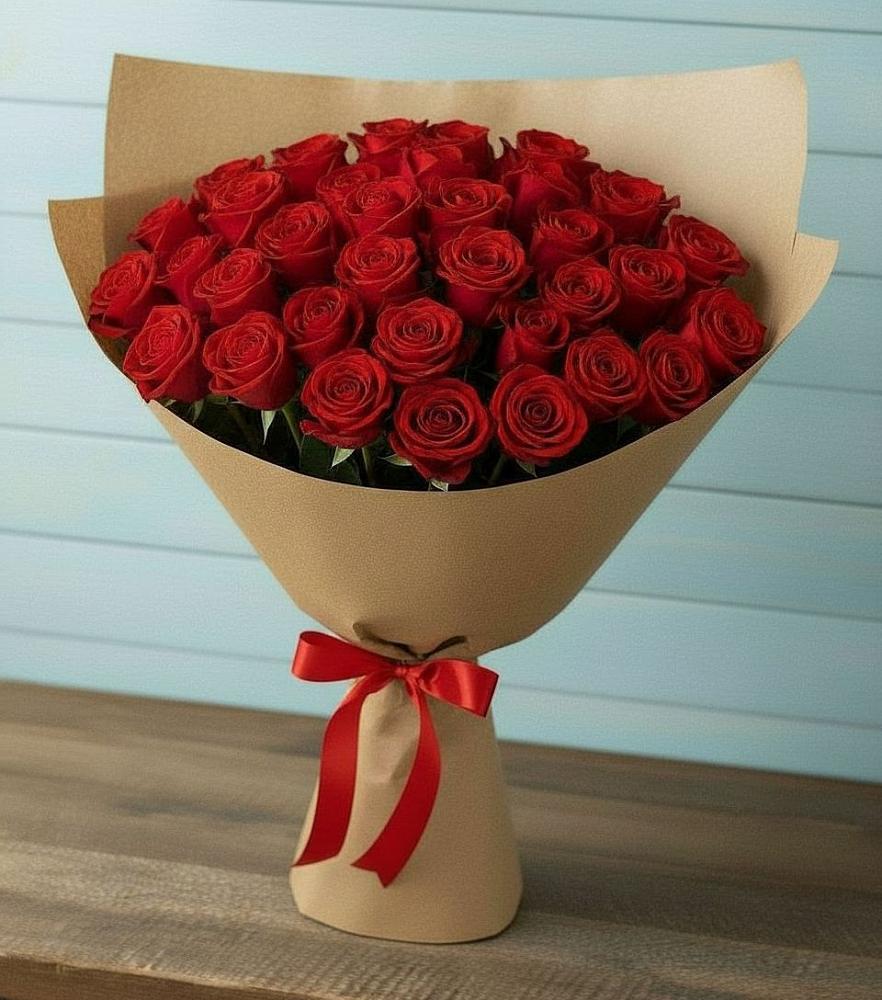 Букет Красные розы Милано в Атамановке