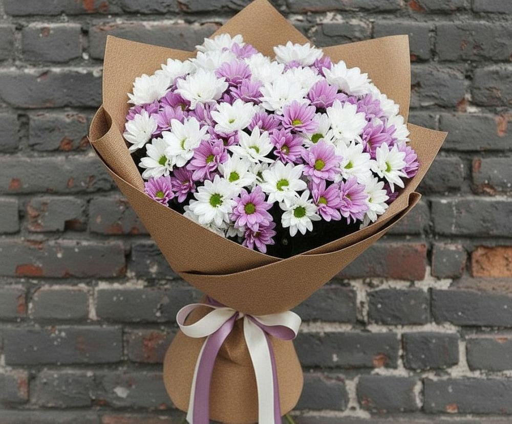 Букет цветов из: Хризантемы в Атамановке